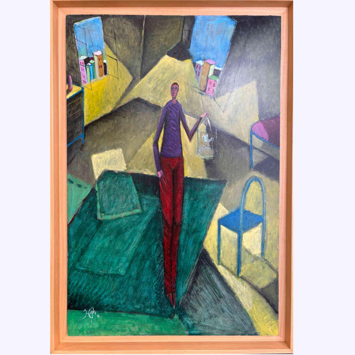 L'homme à la cage