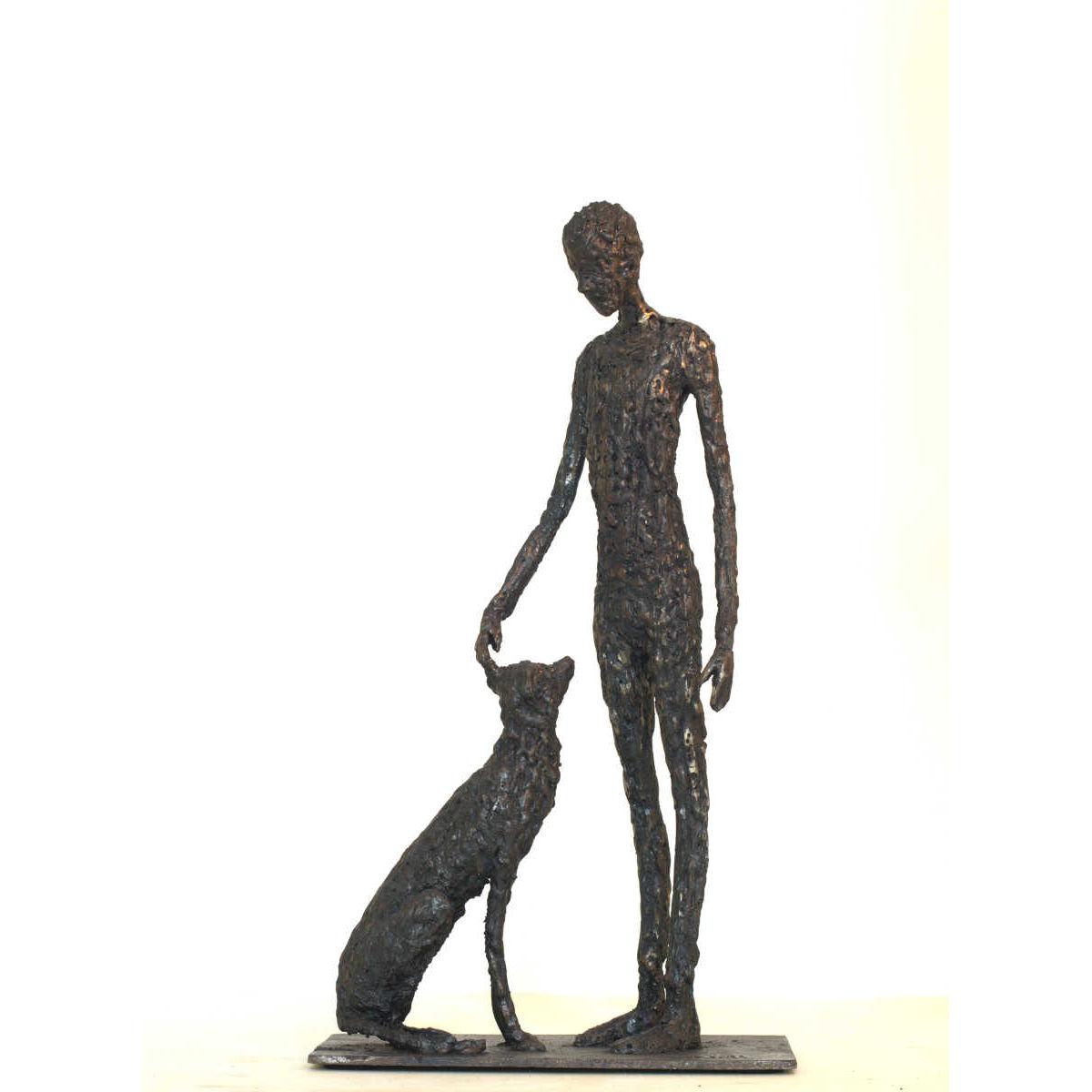 Le jeune homme et son chien