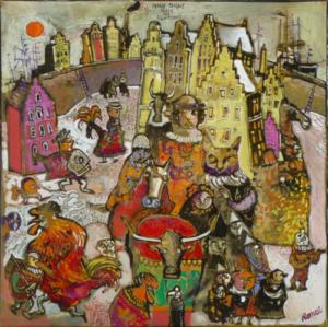 Parade panique, place des gigantesques