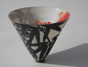 Bambou noir et poissons rouges 7a 